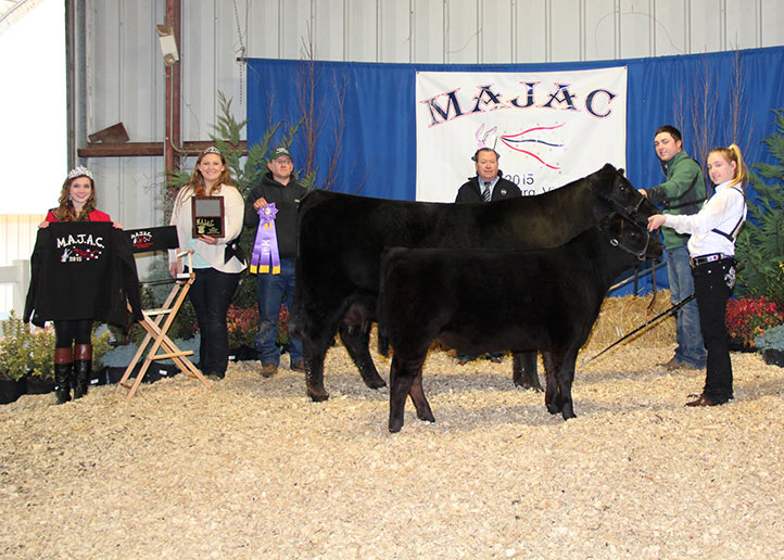 2015 MAJAC Reserve Grand Champion Cow-Calf Pair